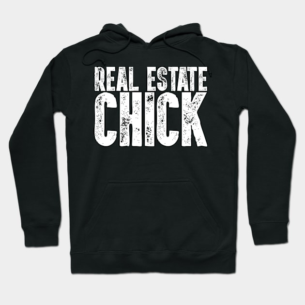 Real Estate Chick - Funny House Market Gift Hoodie by biNutz